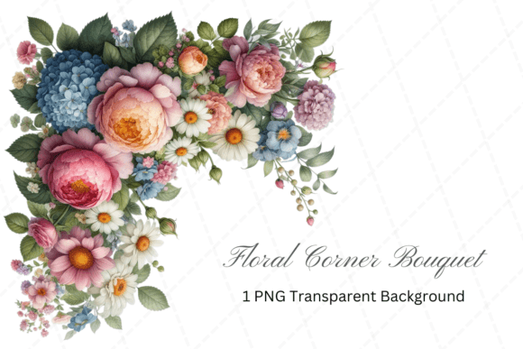 Beautiful Floral Watercolor Frame Illustrations