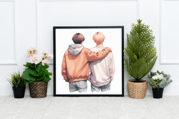 Watercolor Drawing Best Friend Illustrations Review